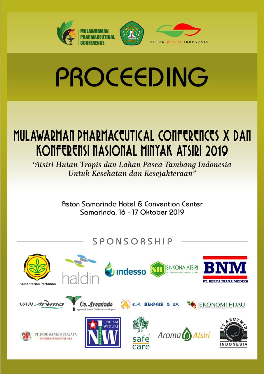 					View Vol. 10 (2019): Proceeding of Mulawarman Pharmaceuticals Conferences
				